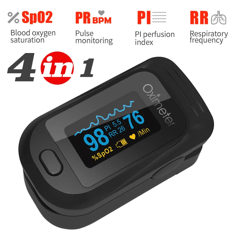KIUZOU Finger Pulse Oximeter – OLED Blood Oxygen & Heart Rate Monitor - Image 7