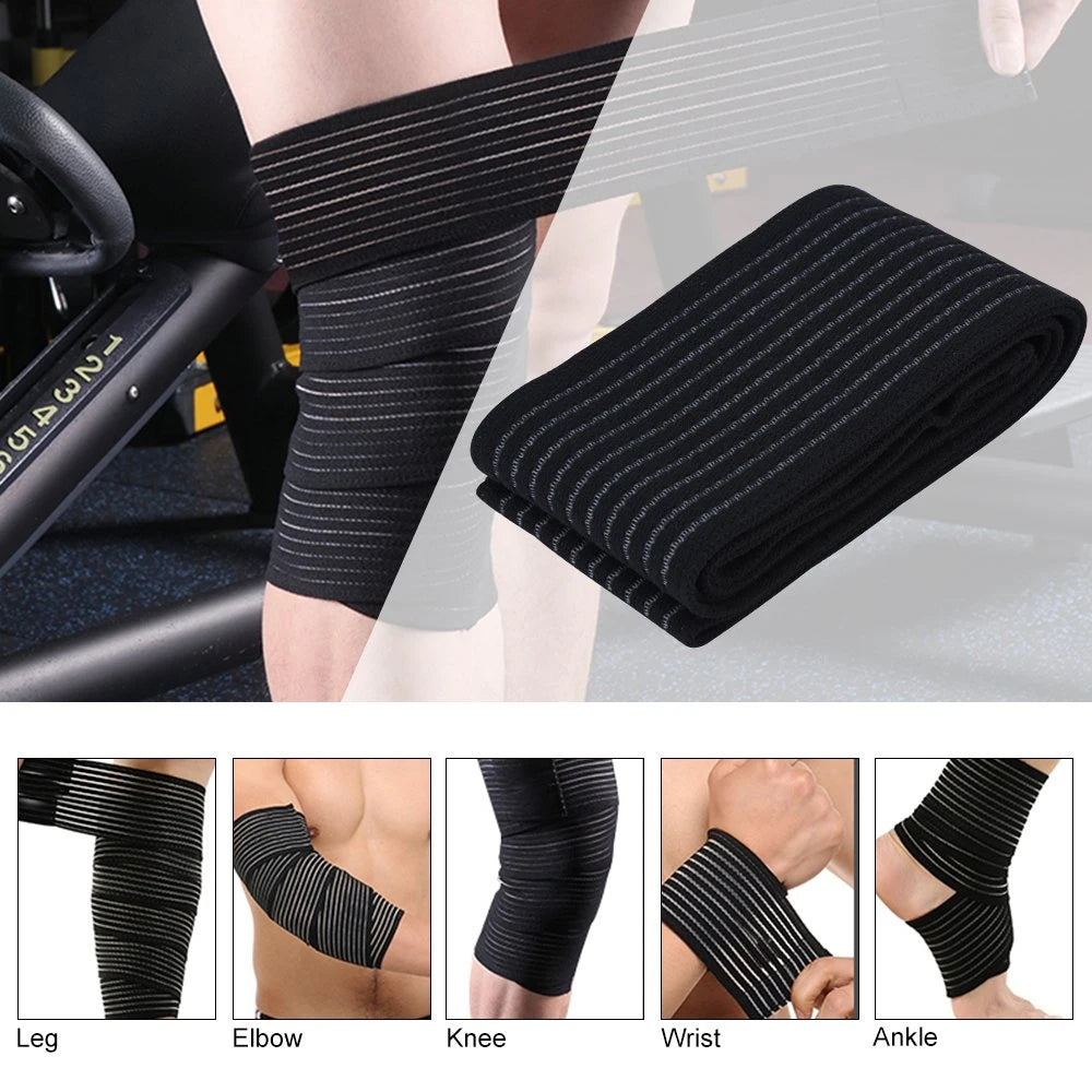 TIKE Elastic Breathable Support Wrap – Compression Bandage Strap for Ankle, Knee, Elbow, Wrist & Hand - Image 2