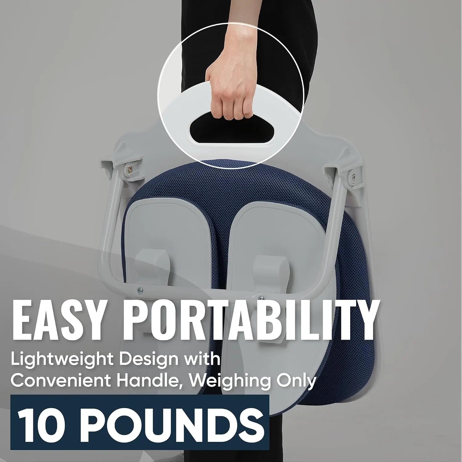 Dual-Backrests Ergonomic Floor Chair – Back Support for Meditation, Gaming & Reading - Image 5