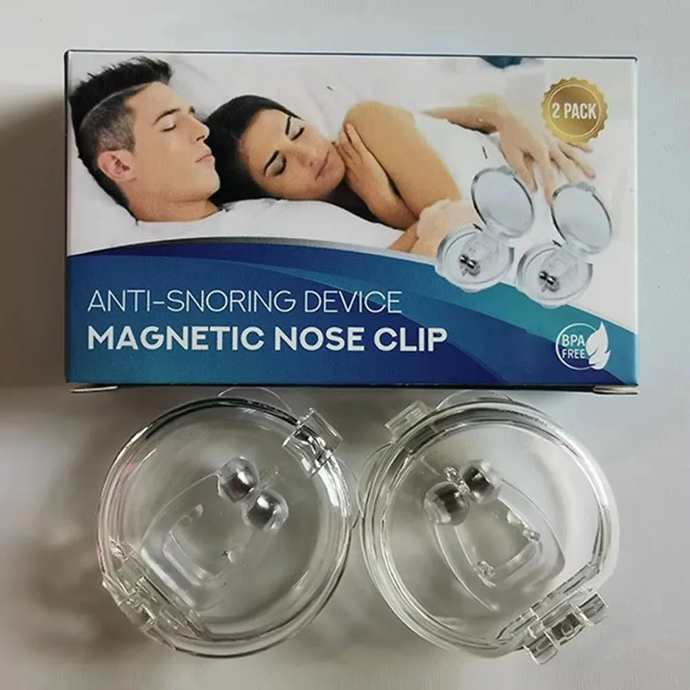 Anti Snore Silicone Nose Clip – Magnetic Snoring Relief Device with Case - Image 8