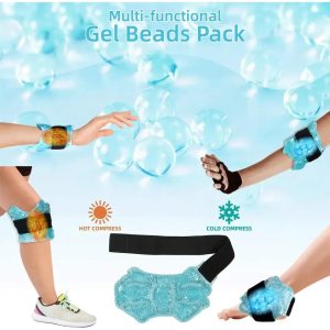 Ankle/Sports Foot Ice Pack – Hot & Cold Gel Pack with Adjustable Strap for Myofascial Relief & Foot Care