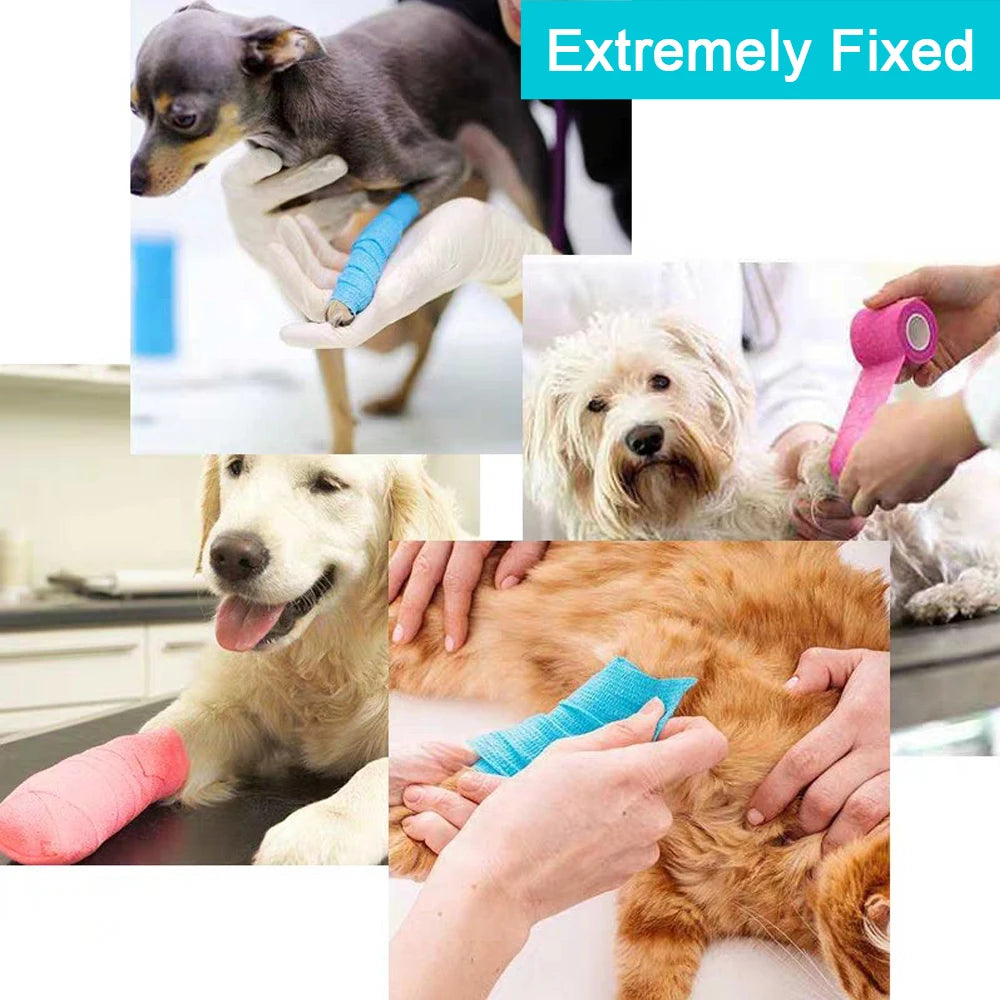 10 Rolls Athletic Wrap Tape – Self-Adhesive Elastic Bandage for Sports & Tattoo Care - Image 4