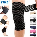 TIKE Elastic Breathable Support Wrap – Compression Bandage Strap for Ankle, Knee, Elbow, Wrist & Hand