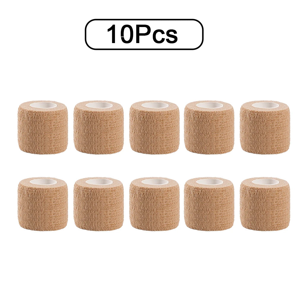 10 Rolls Athletic Wrap Tape – Self-Adhesive Elastic Bandage for Sports & Tattoo Care - Image 7