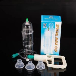Men’s Vacuum Cupping Set – Suction Massage Cups with Pump for Detox & Cellulite Therapy