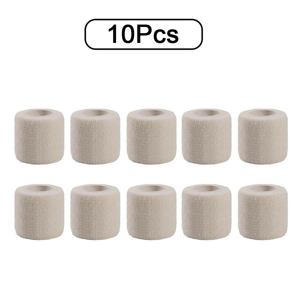 10 Rolls Athletic Wrap Tape – Self-Adhesive Elastic Bandage for Sports & Tattoo Care - Image 11