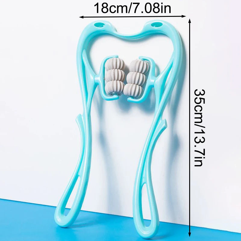 Six-Wheel Manual Cervical Massager – Therapeutic Roller for Neck, Back & Waist Relief - Image 4