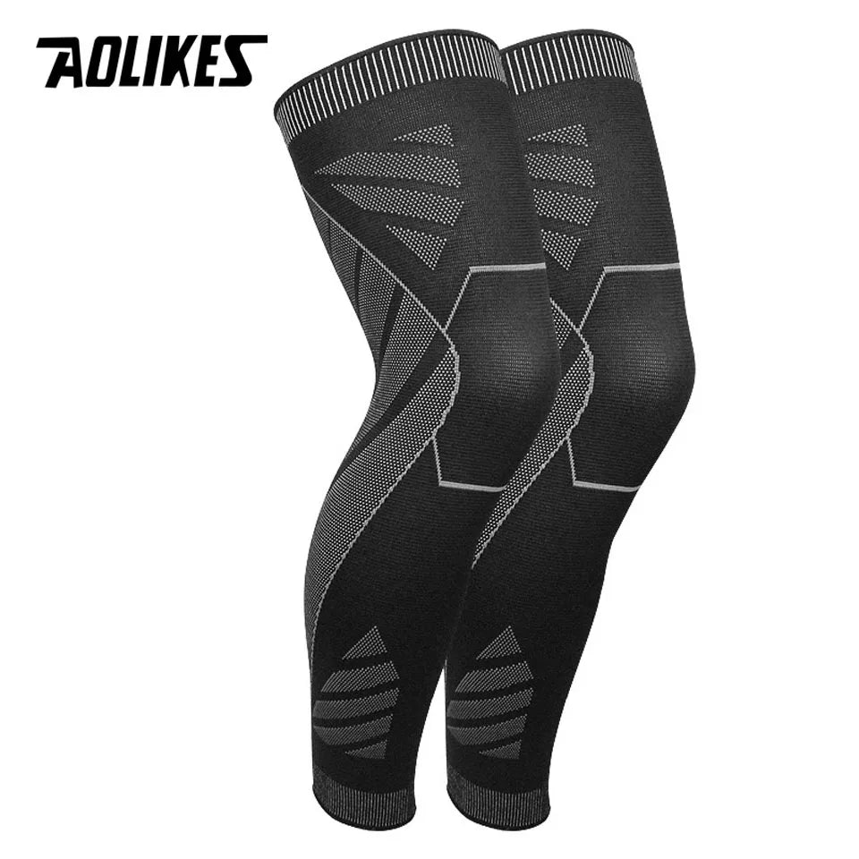 AOLIKES Long Leg Compression Sleeves – Full Knee Support for Sports & Pain Relief - Image 8