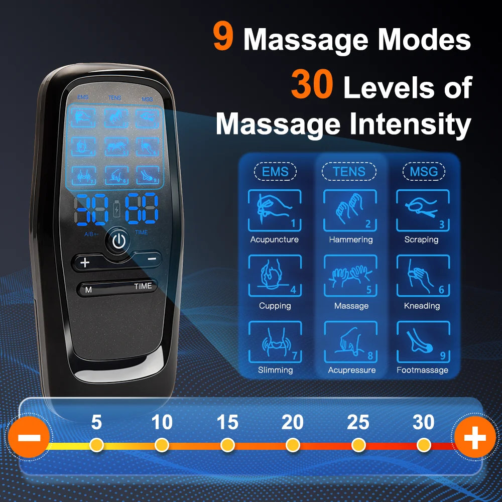 TENS EMS Digital Therapy Machine – Electric Muscle Stimulator & Slimming Massager - Image 4