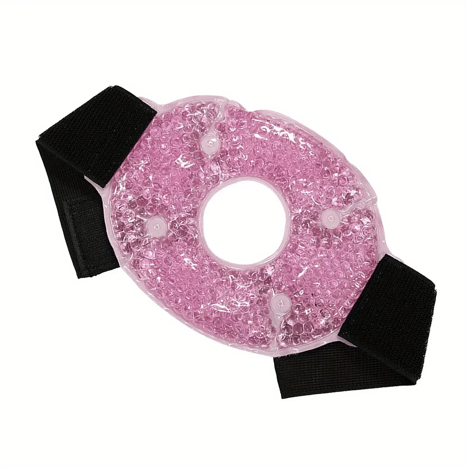 Silver-Purple Cooling Knee Brace – Adjustable Hot & Cold Compress Wrap - Image 7