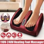 Electric Foot Massager – Heating Therapy Shiatsu Kneading Roller for Muscle Relaxation & Pain Relief