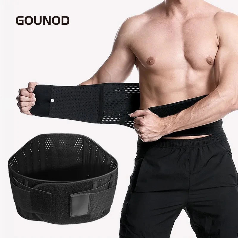 GOUNOD Double Full Back Lumbar Support Belt – Orthopedic Waist Corset for Spine Decompression & Back Pain Relief