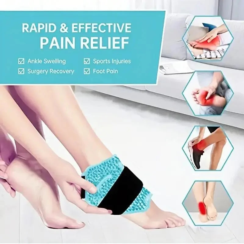 Ankle/Sports Foot Ice Pack β Hot & Cold Gel Pack with Adjustable Stand π - Image 3