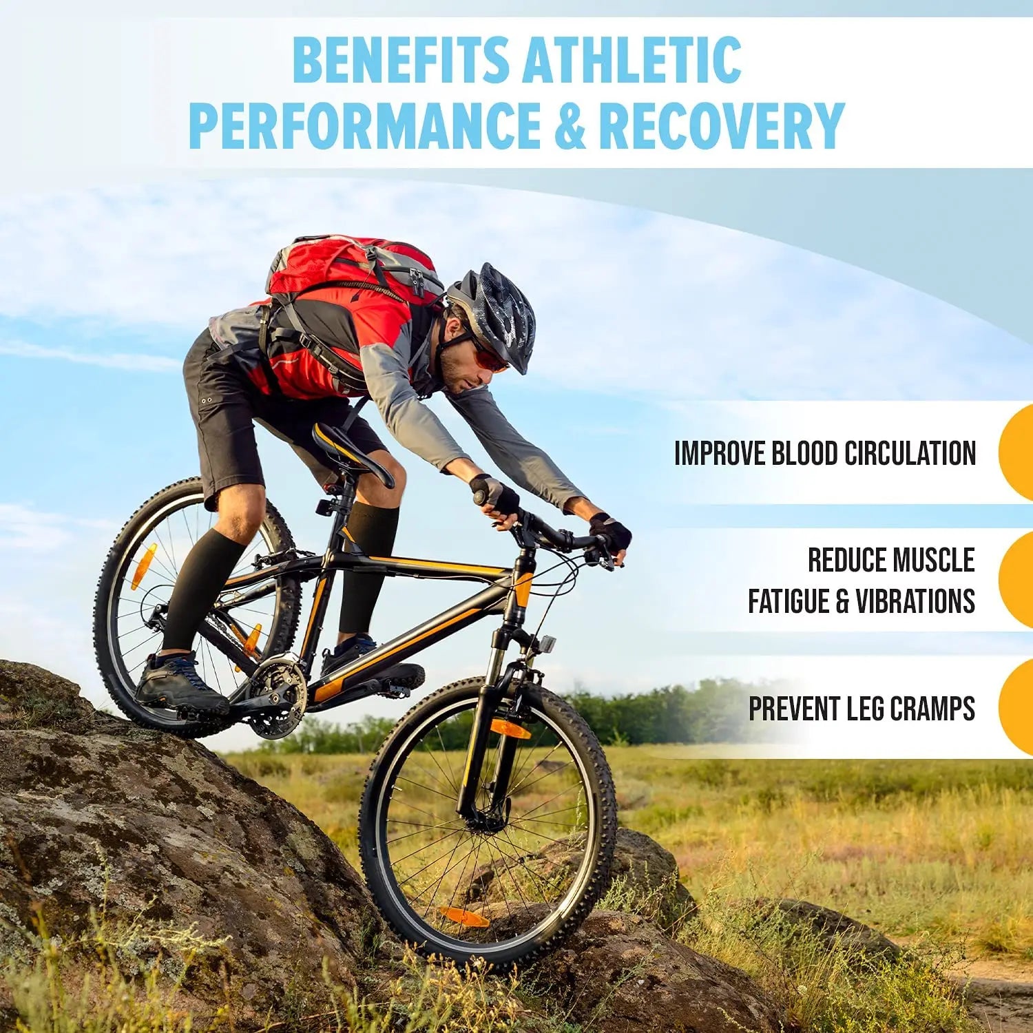 3 Pairs/Pack Compression Socks – 30mmHg Knee-High Support for Men & Women (58 Styles) - Image 5