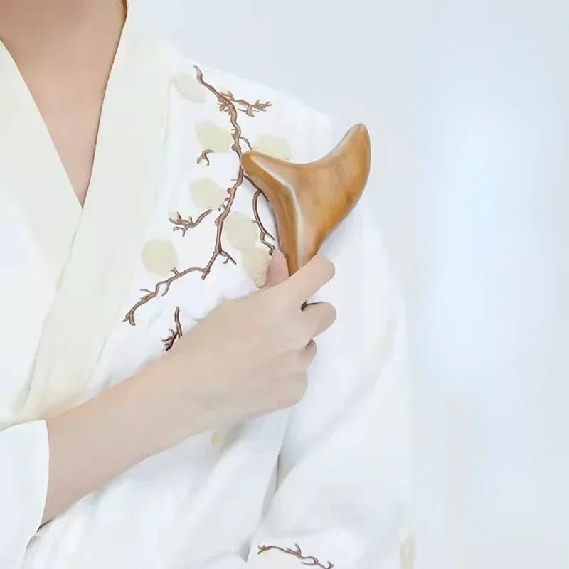 Wood Trigger Point Gua Sha Massage Tools – Professional Lymphatic Drainage & Body Sculpting Set - Image 2