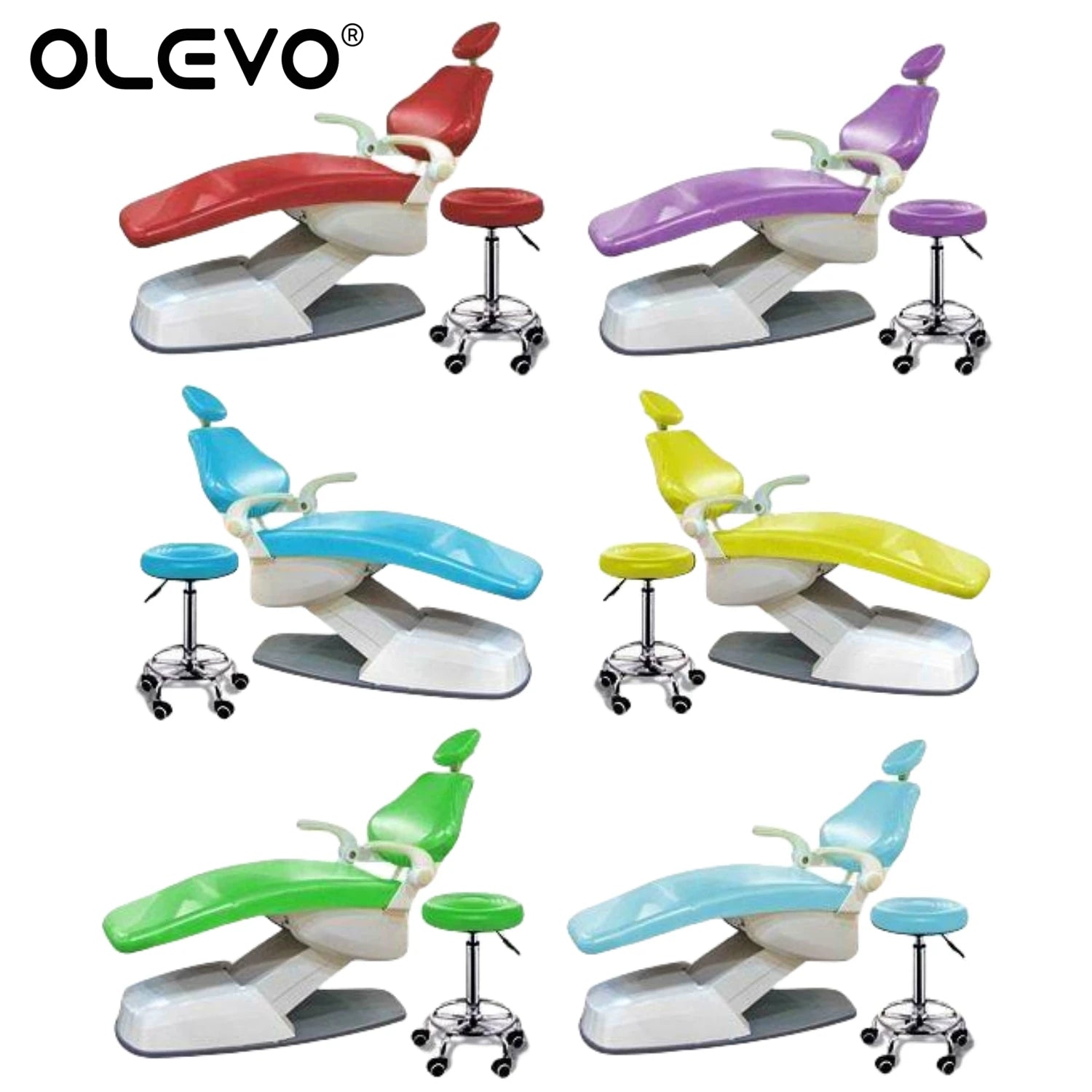 4-Piece PU Leather Dental Chair Seat Cover Set – Waterproof & Elastic Protection - Image 6
