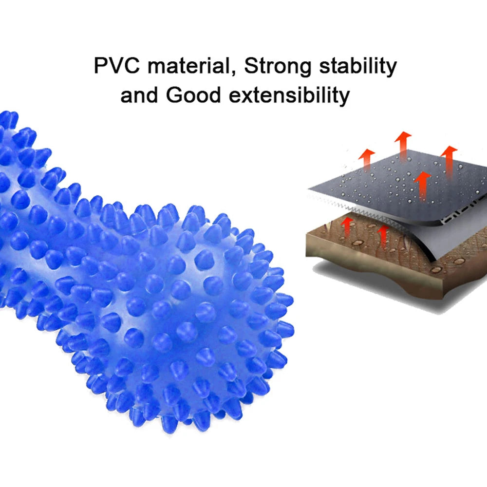 PVC Peanut Prickle Massage Ball – Muscle Relaxation Tool for Cervical, Plantar Fascia & Deep Tissue Therapy - Image 3