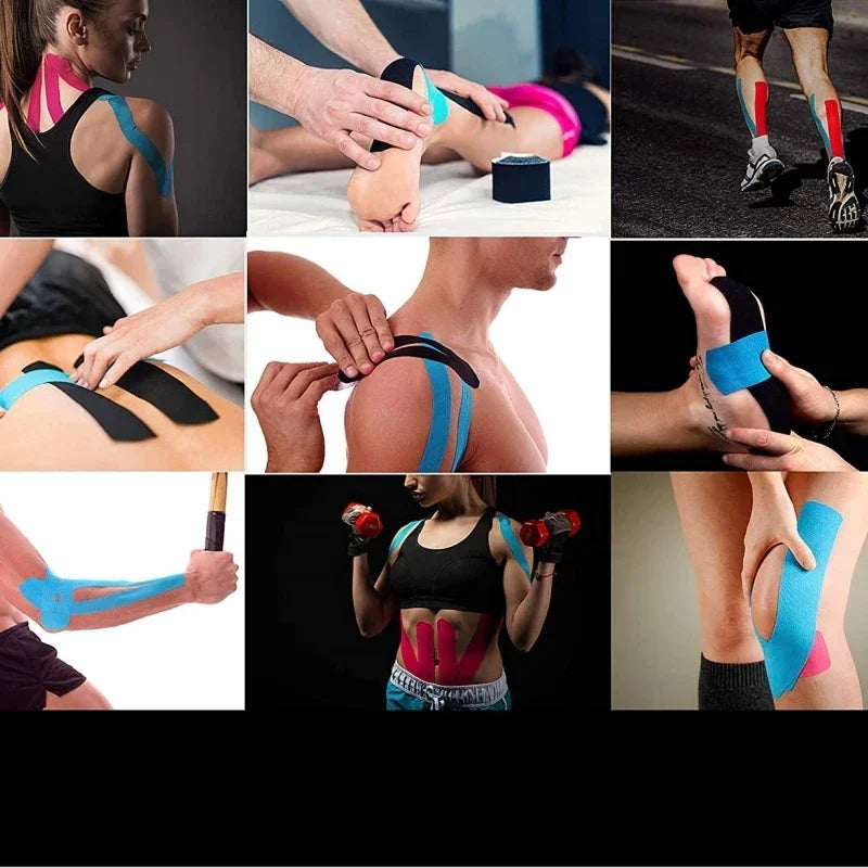 Sports Kinesiology Tape – Elastic Muscle Support for Pain Relief & Athletic Recovery (5–10 cm) - Image 3