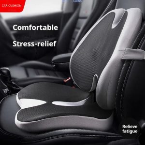 Memory Foam Seat & Back Support Pillow Set – Orthopedic Cushion for Coccyx, Hip & Lumbar Relief