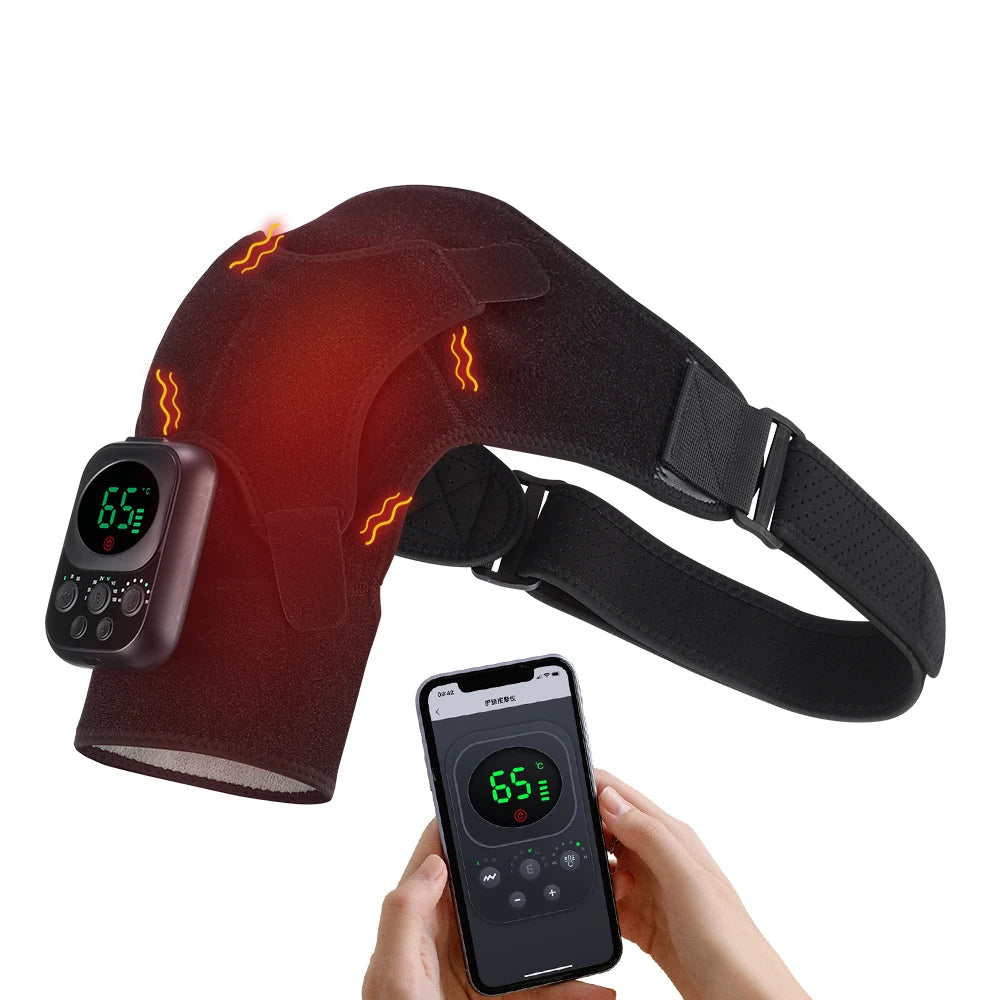Wireless Shoulder Massager – Detachable Heating & Vibration Massage Belt for Shoulder & Knee - Image 7